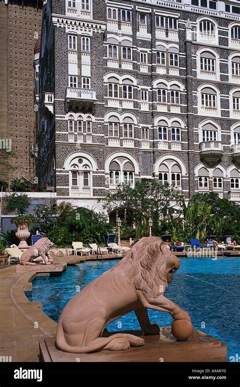 Pool, Taj Mahal Hotel, Bombay, Mumbai India Stock Photo - Alamy