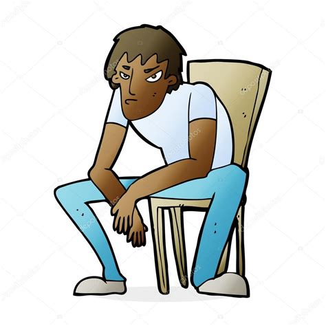 Cartoon dejected man Stock Vector Image by ©lineartestpilot #101845456