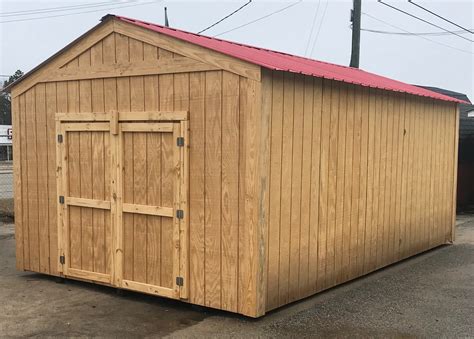 Wood Storage Buildings 12′ x 20′ | Hartsville Lumber & Barns