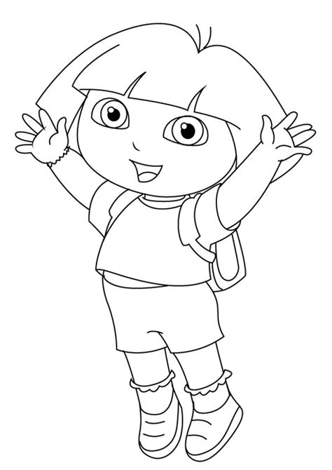 Dora The Explorer Coloring Pages Isa Coloring Pages