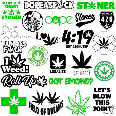 X5 420 Decal Sticker Pack Lot Wholesale Weed Marijuana - Etsy