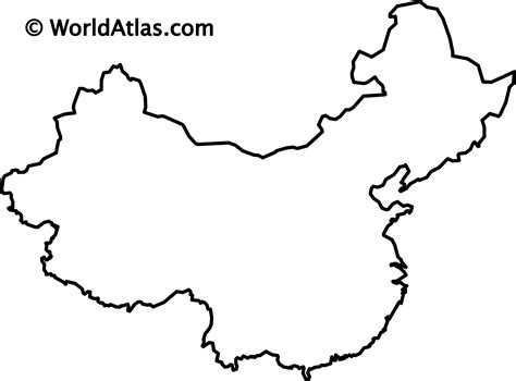 China Outline Map