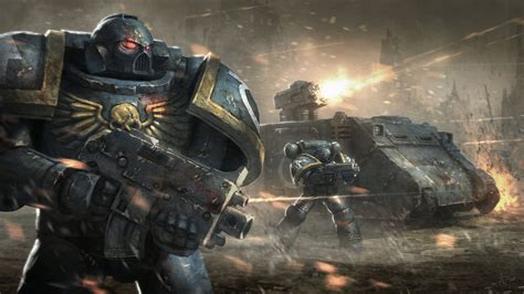 Wallpaper : Warhammer 40 000, space marines, 40k, tank 1920x1080 ...