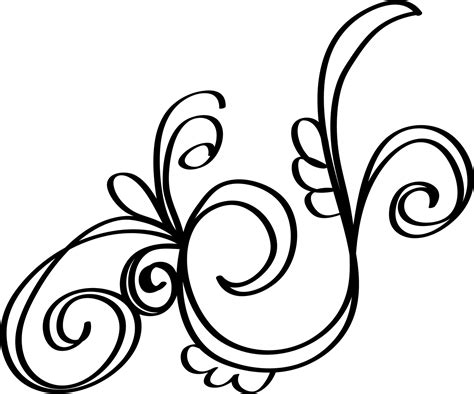 Flourish clipart whimsical, Flourish whimsical Transparent FREE for ...