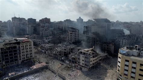 Video Drone footage shows wide-scale damage in Gaza - ABC News