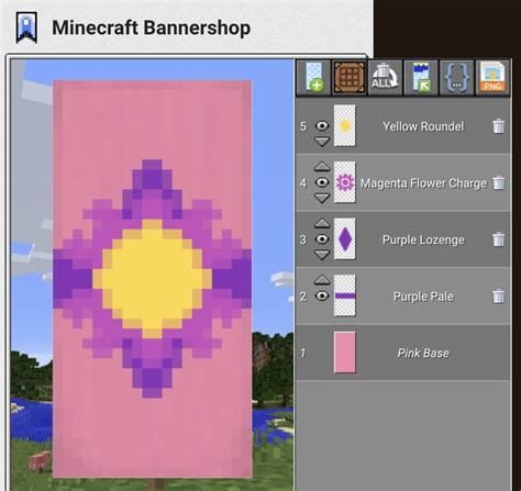 Flower painting | Minecraft banner designs, Minecraft banner patterns ...