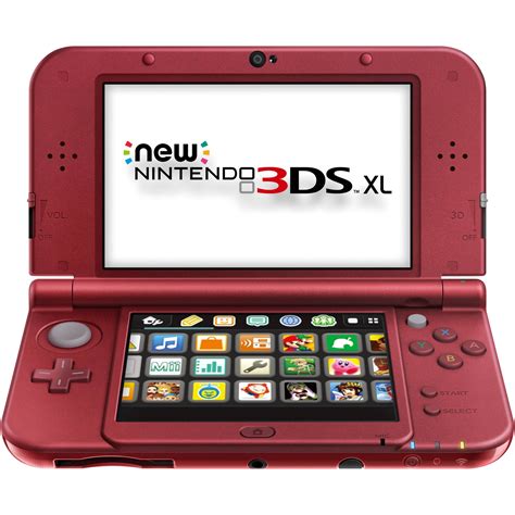 Nintendo 3DS XL Handheld, Red - Walmart.com