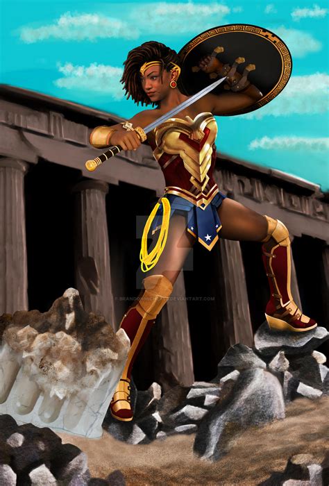 Nubia (Wonder Woman of Earth 23) by BrandonMicheals on DeviantArt