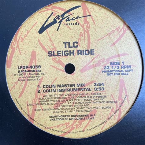 Yahoo!オークション - TLC - Sleigh Ride 12 INCH