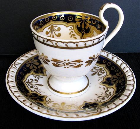 Ridgway Cup & Saucer, Antique Early 19th C English Porcelain from ...