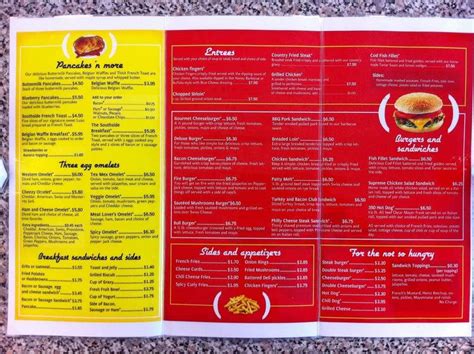 Southside Diner Menu, Menu for Southside Diner, Lafayette, Lafayette ...