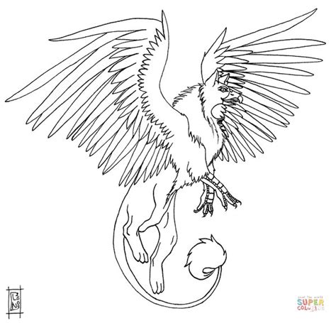 Griffin Coloring Pages