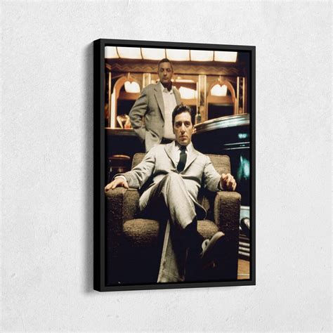 Al Pacino Godfather Poster Movie Canvas Wall Art Home Decor Framed Art ...