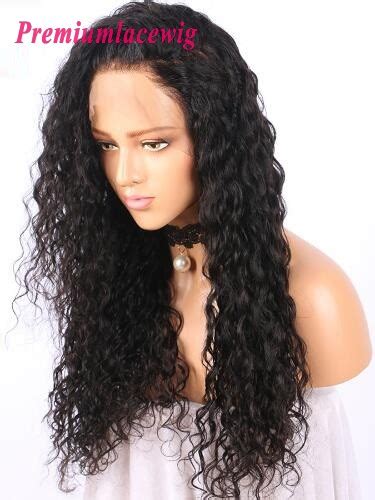 20 inch Lace Front Wig in 150% Density Brazilian Deep Wave Hair