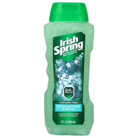 Irish Spring® Deep Action Scrub Body Wash, 18 fl oz - Kroger