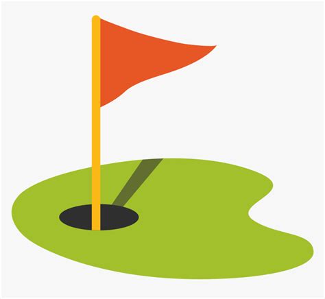 Golf Flag In Hole - Golf Hole Clipart Png, Transparent Png ...