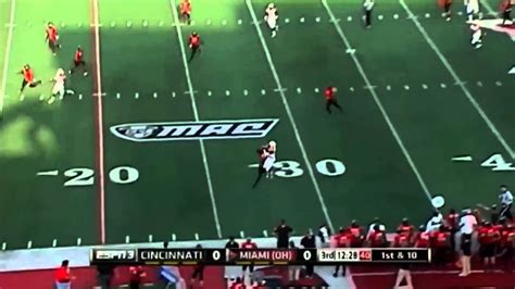 09/21/2013 Cincinnati vs Miami OH Football Highlights - YouTube