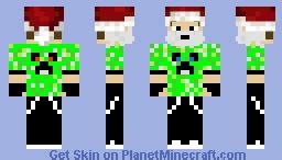 MCFPlayer Santa Hat Minecraft Skin