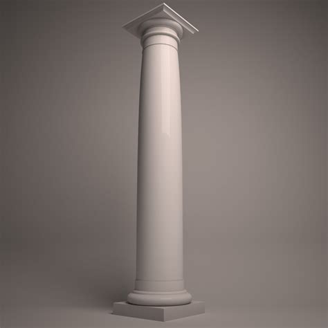 3ds tuscan column