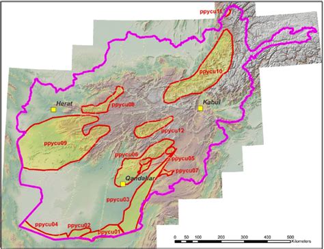 Afghanistan Geological Map