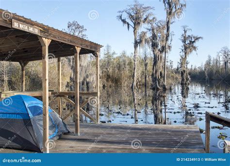 Big Water Camping Platform Shelter in the Okefenokee Swamp National ...