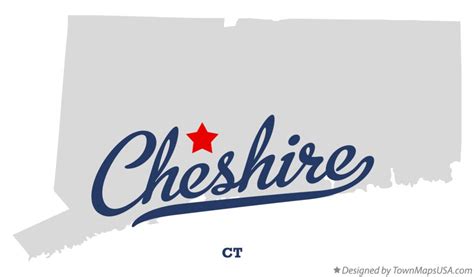 Map of Cheshire, CT, Connecticut