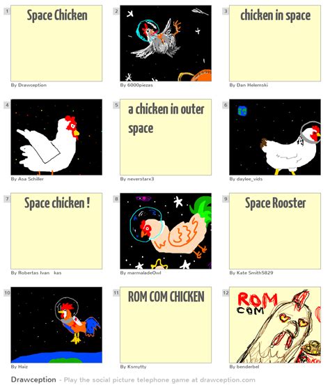 Space Chicken - Drawception