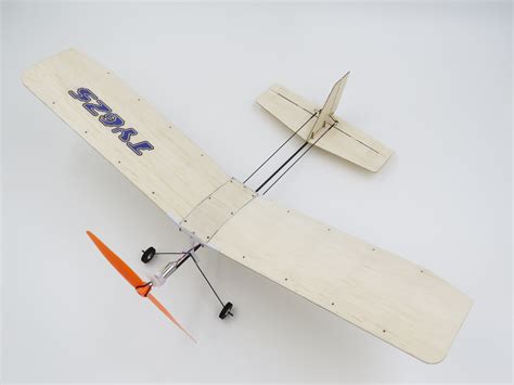 TY Model 3-3 370mm Wingspan Balsa Wood Laser Cut RC Airplane KIT | eBay