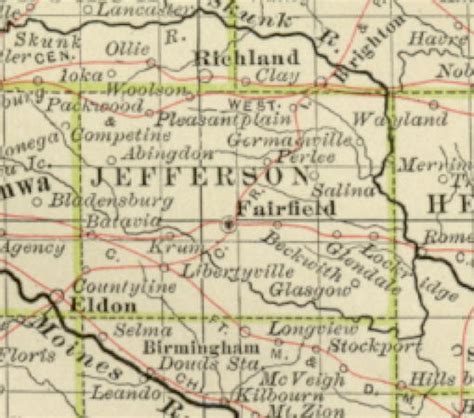 1897 Century Atlas of the State of Iowa