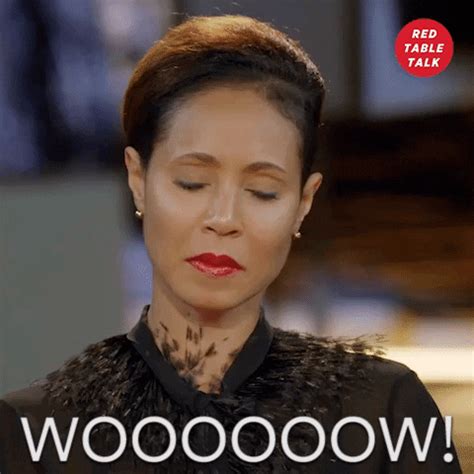 Jada Pinkett Smith Wow GIF by Red Table Talk - Find & Share on GIPHY