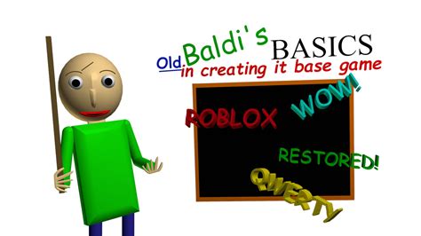 Old Baldi remade Title by sm64wariogamig3dmod on DeviantArt