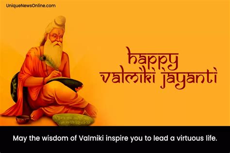 Maharishi Valmiki Jayanti 2023 Date: Wishes, Images, Messages, Quotes ...