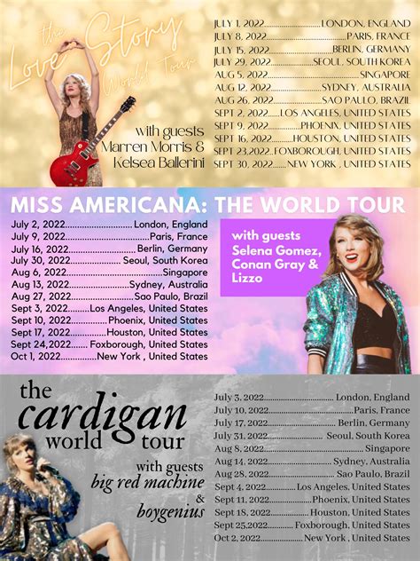 My Taylor’s Version World Tour Concept : r/TaylorSwift