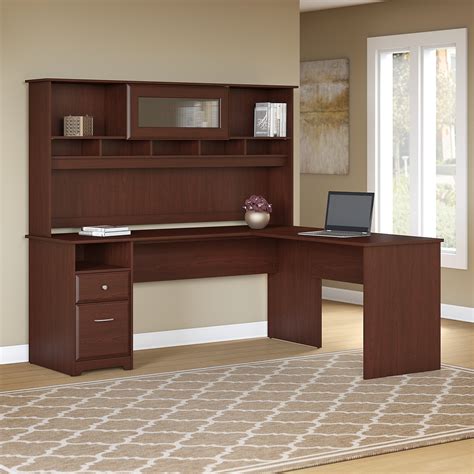 L Shaped Computer Desk With Hutch Plans - Image to u