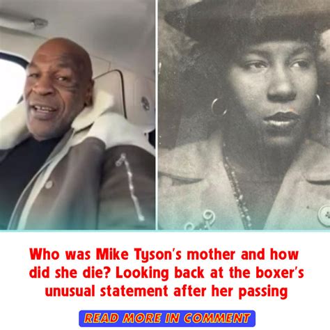 Who was Mike Tyson’s mother and how did she die? Looking back at the ...