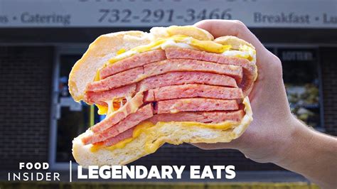 The Pork Roll (Or Taylor Ham), Egg, And Cheese | Legendary Eats - Our ...