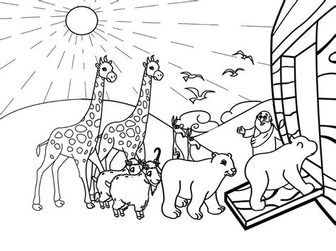 Noahs Ark Coloring Pages - Best Coloring Pages For Kids