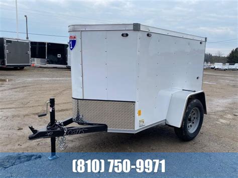 2024 Interstate 1 Trailers 4x6 Enclosed Cargo Trailer with RAMP ...