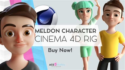 Child C4D Character Rig [Cinema 4D] | Animation ready | Meldon - YouTube