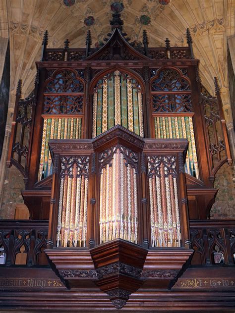 Photographs of Sherborne Abbey, Dorset, England: The organ