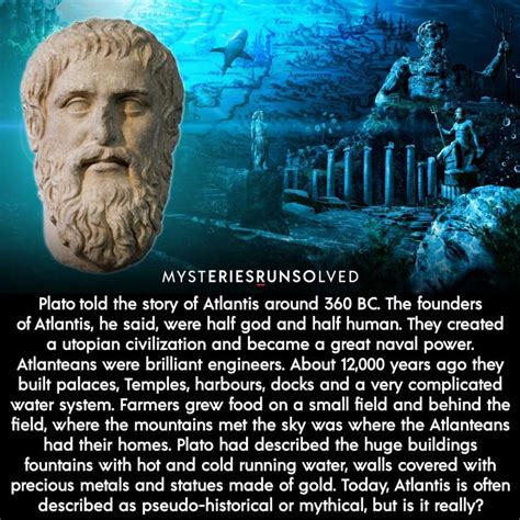 Plato's Atlantis | Ancient history facts, History facts interesting ...