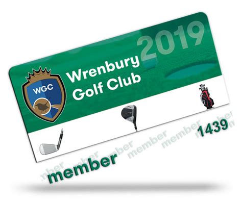 Golf Club Membership Card Printing - CPcards