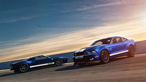 Download Wallpaper Ford Mustang Shelby Gt 1366 X 768 Desktop Picture ...