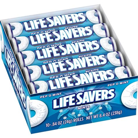 Amazon.com: Life Savers Pep-O-Mint Mints Rolls, 16.8 total Ounce (Pack ...