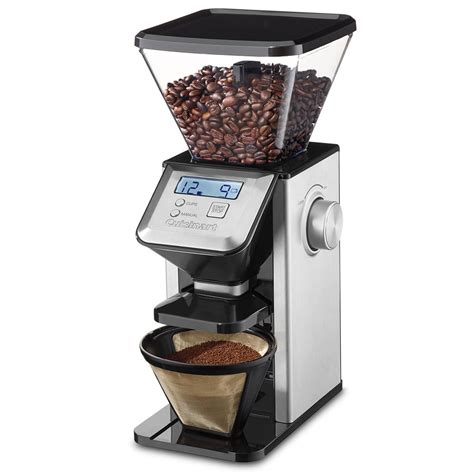 Premium Conical Burr Coffee Bean Grinder - Hammacher Schlemmer