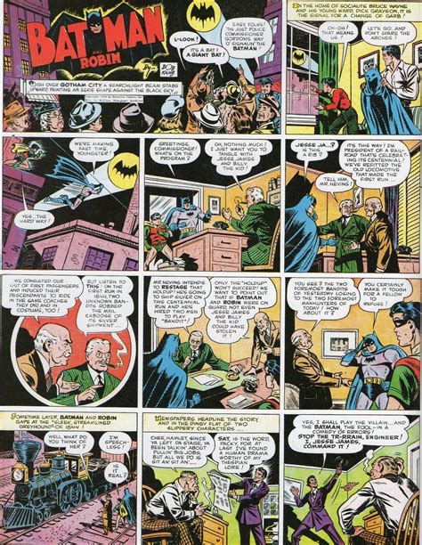 Batman comics strip, Comics, Batman comics