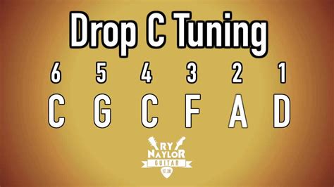 Drop C Tuning - Tuning A Guitar - Tips How To Tune A Guitar