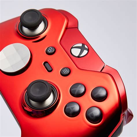 Xbox Elite Custom Controller // Chrome Red Edition - Custom Controllers ...