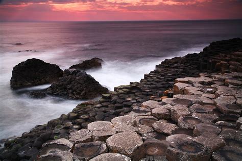 "Giant's Causeway - Sunset" by Paul McSherry | Redbubble