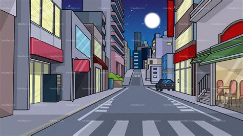 Cartoon City Night Wallpapers - Top Free Cartoon City Night Backgrounds ...